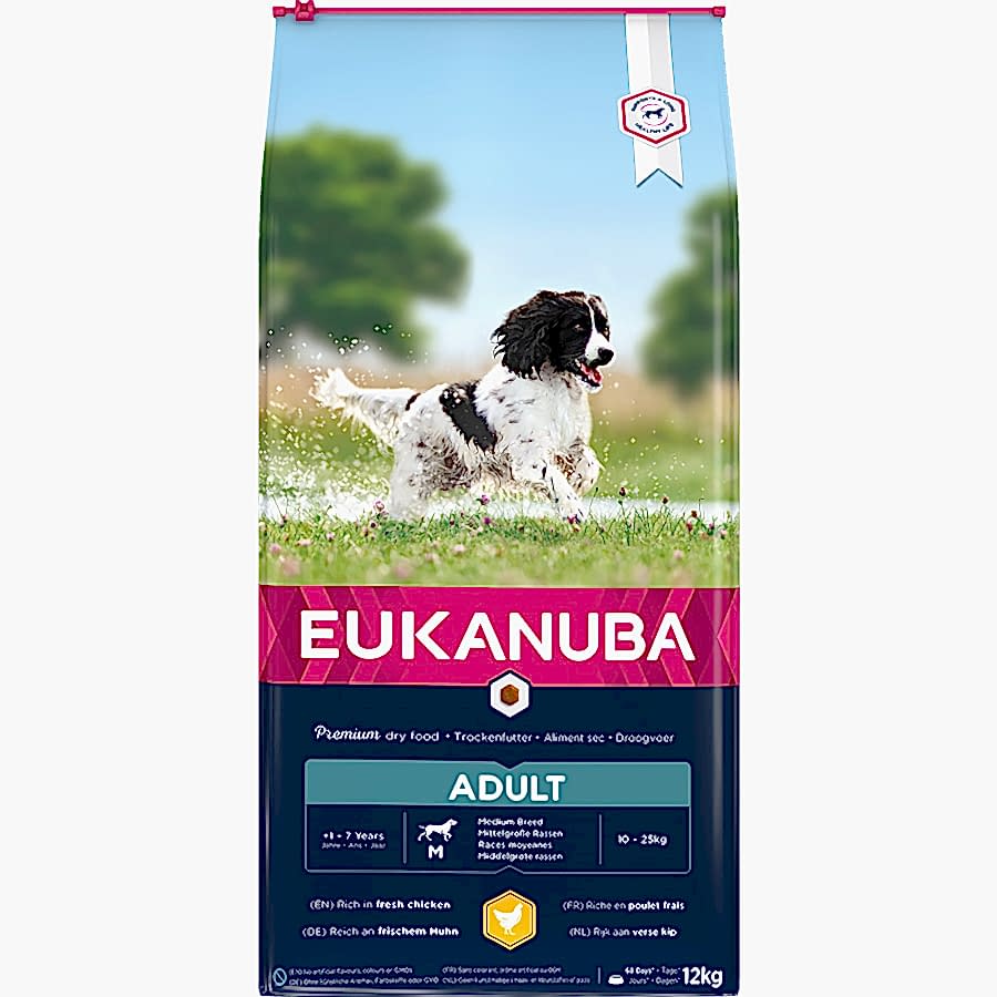 Eukanuba Medium Breed Adult Dry Dog Food Chicken