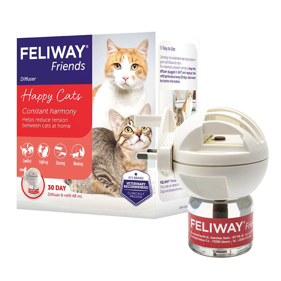 Feliway Friends Calming Pheromone Diffuser Starter Kit for Cats