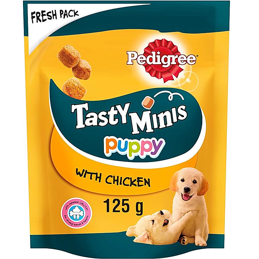 Pedigree Puppy Treats Chicken Chewy Cubes Mini