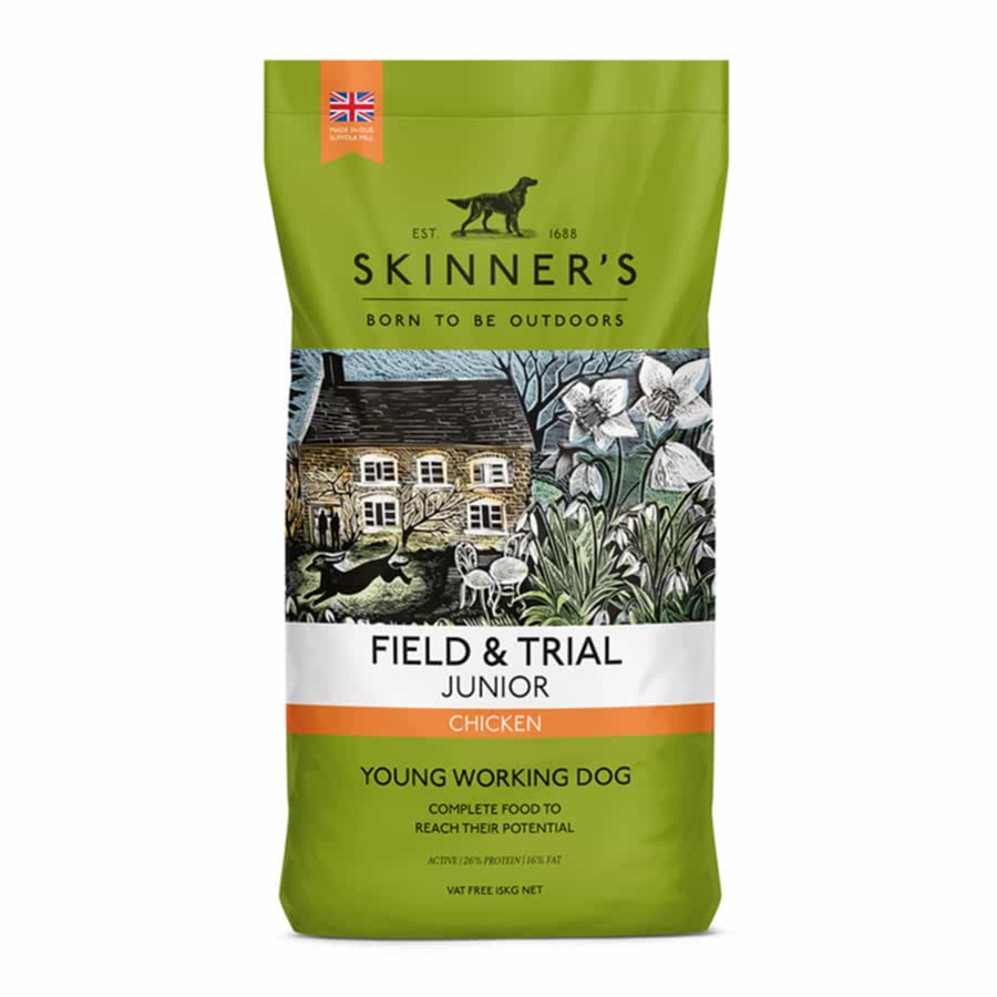 Skinner's Field & Trial Working Junior Dry Dog Food Chicken