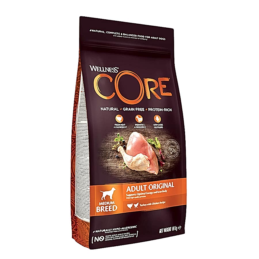 Wellness Core Complete Medium Breed Adult Dry Dog Food Turkey with Chicken