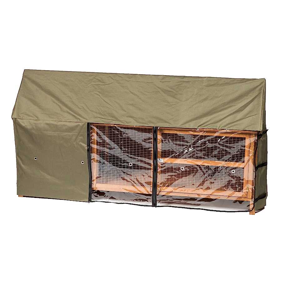 Pets at Home Clover Apex Small Pet Thermal Hutch Cover Green 6ft