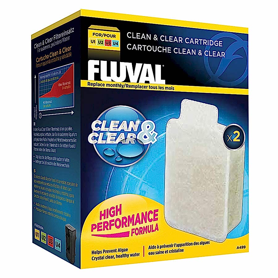 Fluval Clean & Clear Cartridge for U Internal Filters