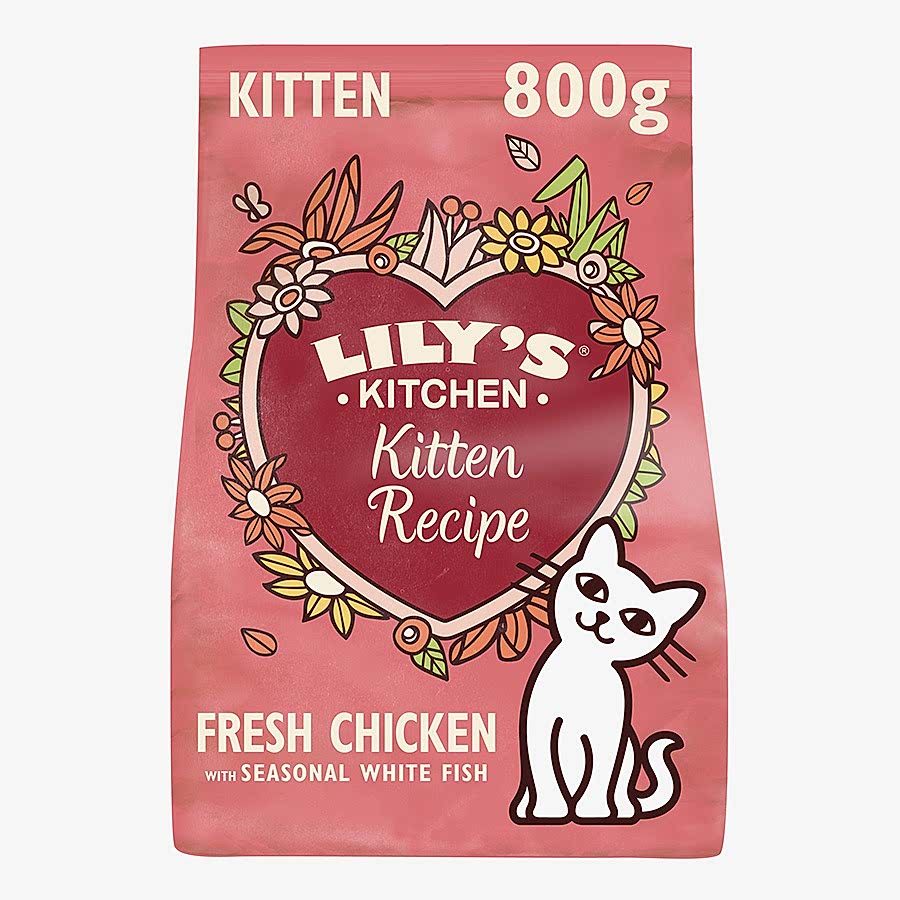 Lily's Kitchen Complete Dry Kitten Cat Food Chicken & White Fish