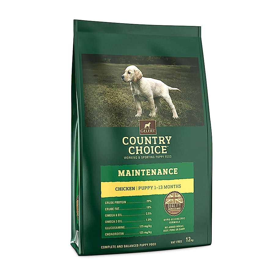 Gelert Country Choice Maintenance Working Puppy Dry Dog Food Chicken