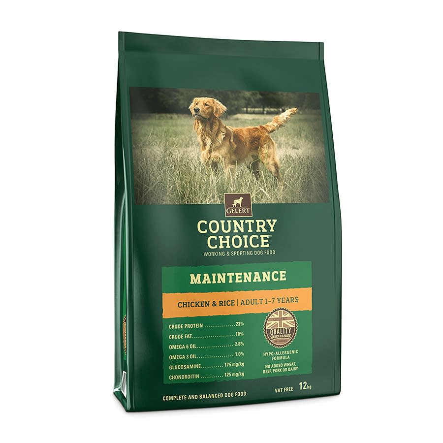 Gelert Country Choice Maintenance Dry Working Dog Food Chicken & Rice