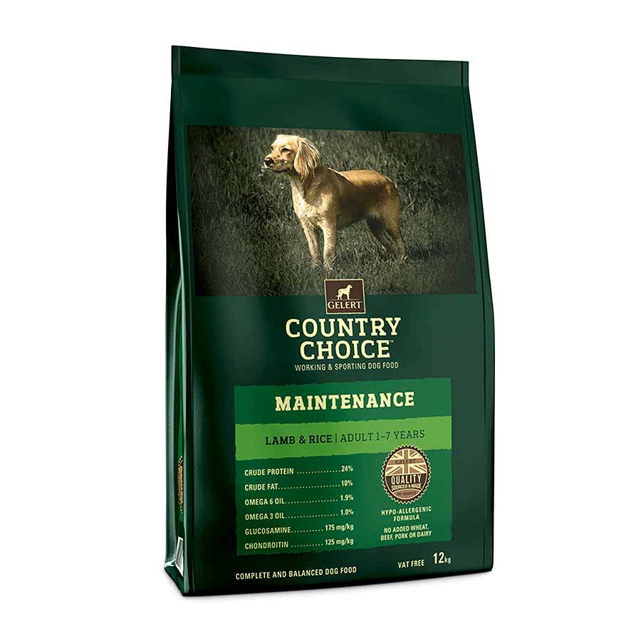 Gelert Country Choice Maintenance Dry Working Dog Food Lamb & Rice