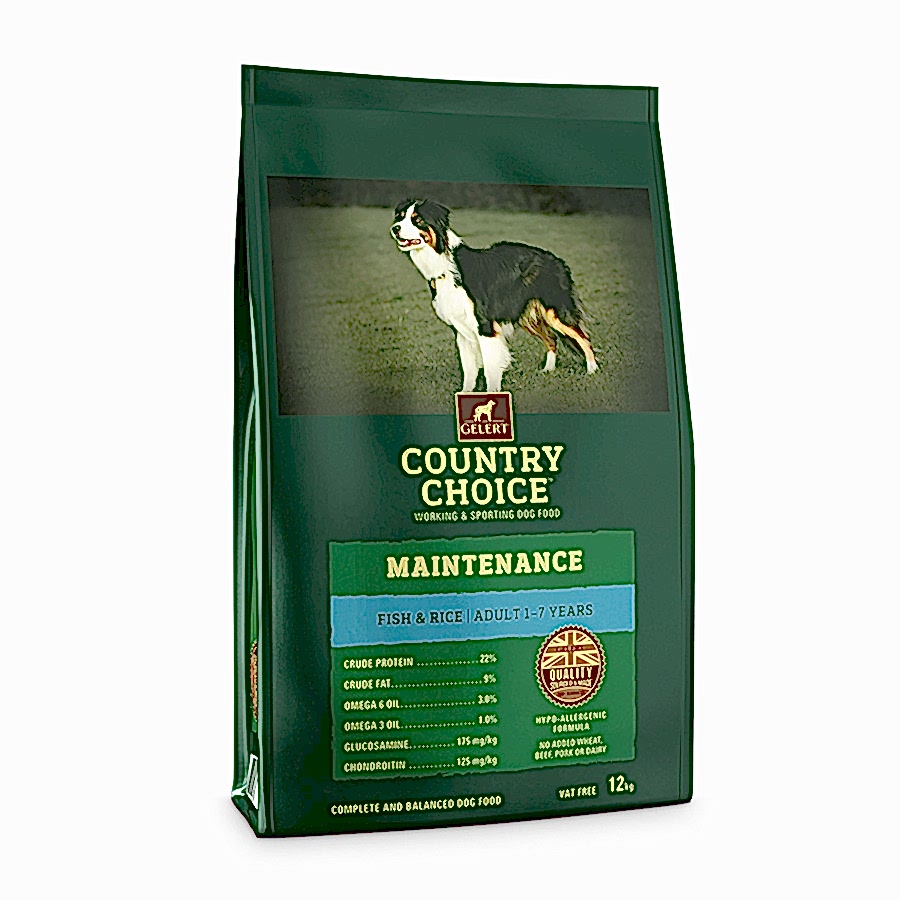 Gelert Country Choice Maintenance Dry Working Dog Food White Fish & Rice