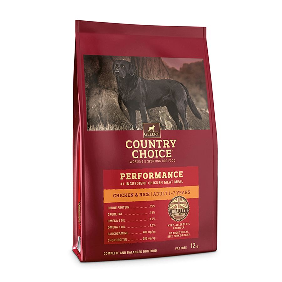 Gelert Country Choice Performance Dry Working Dog Food Chicken & Rice