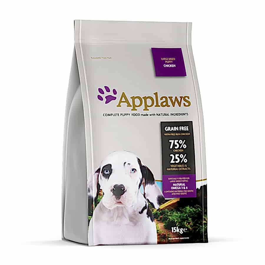 Applaws Natural Grain Free Large Breed Puppy Dry Dog Food Chicken