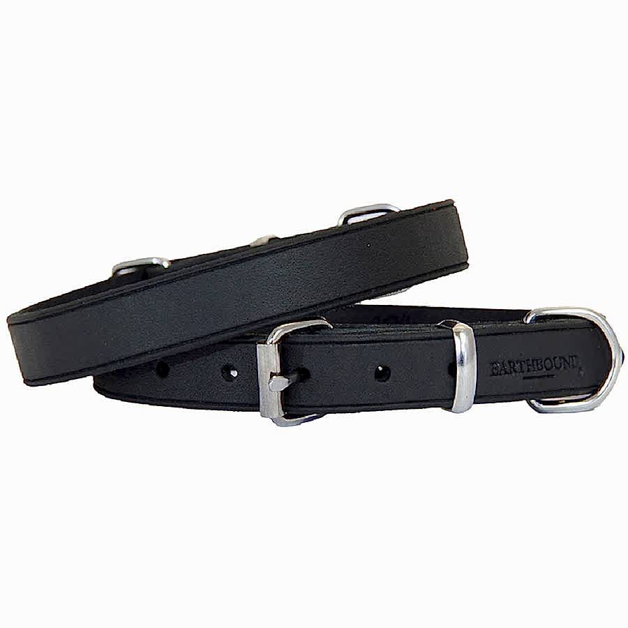 Earthbound Soft Country Dog Collar Black