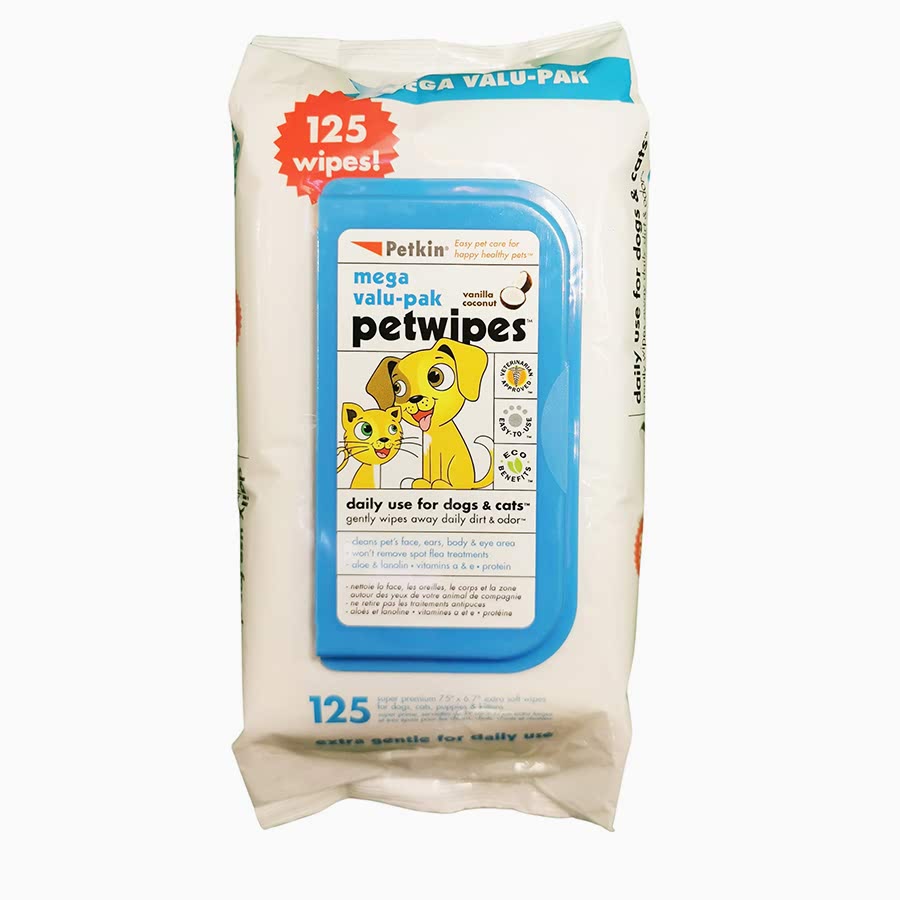 Petkin Mega Value Petwipes For Dogs & Cats