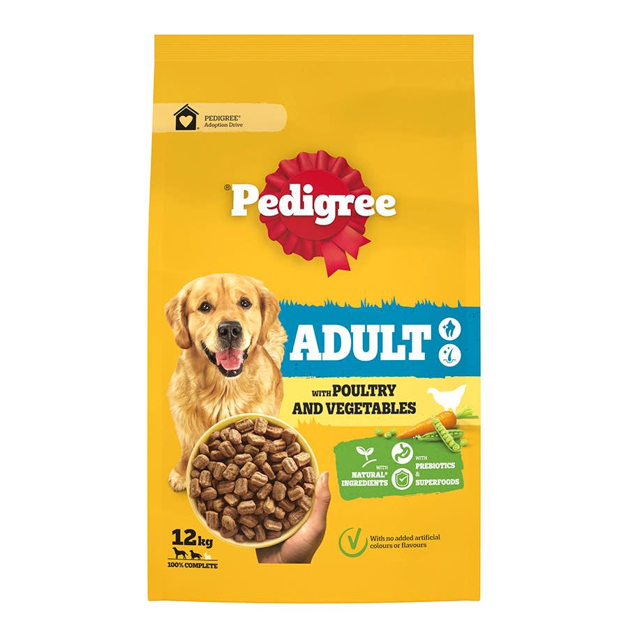 Pedigree Complete Adult Dry Dog Food Poultry & Veg