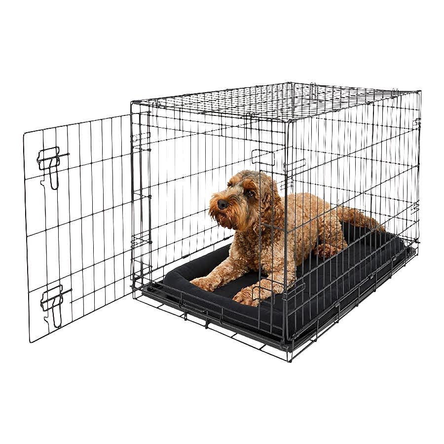 Pets at Home Single Door Dog Crate Black