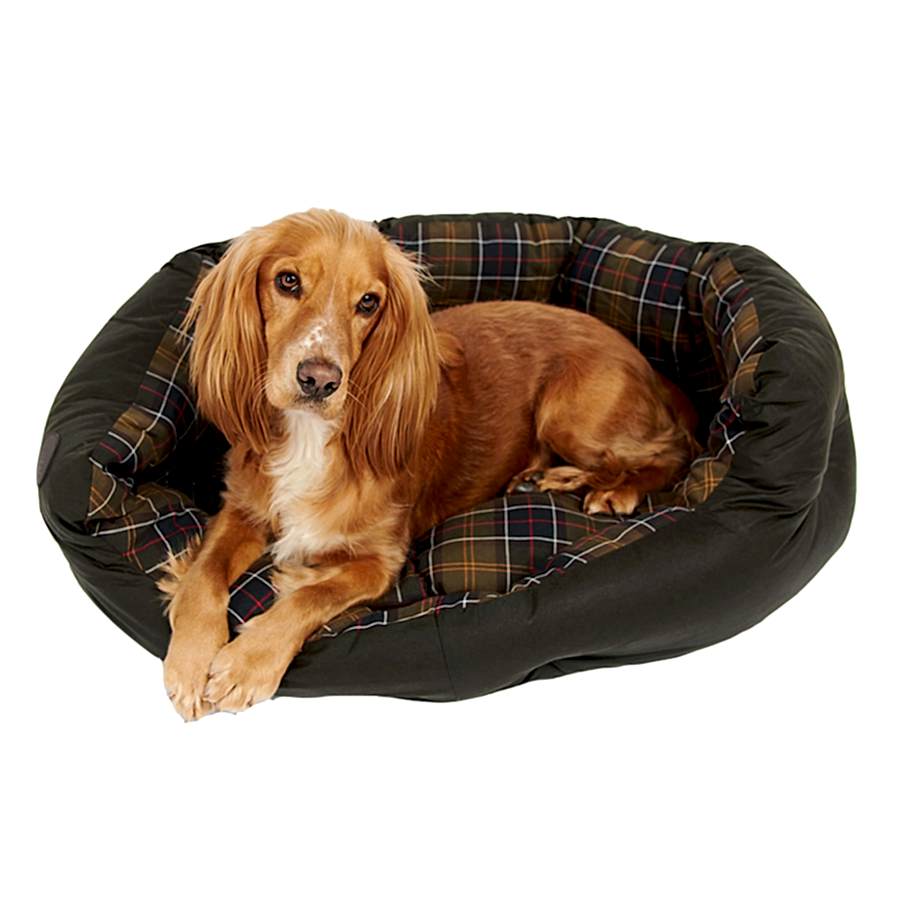 Barbour Wax/Cotton Dog Bed Tartan Large