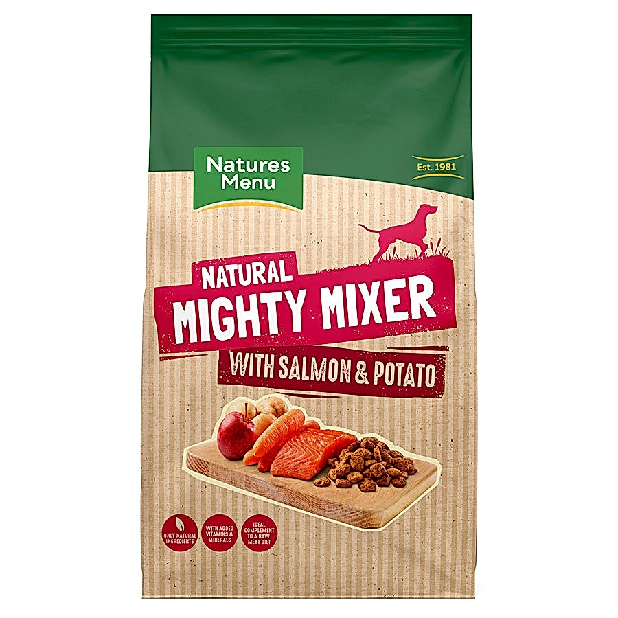 Natures Menu Mighty Mixer with Salmon & Potato Dog Food