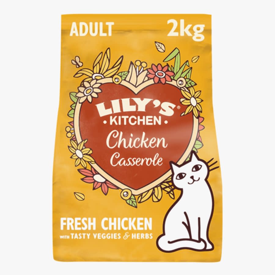 Lily's Kitchen Casserole Complete Adult Cat Dry Food Chicken