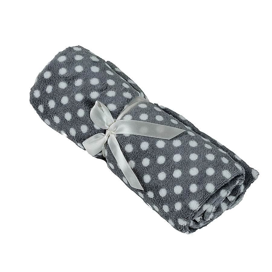 Pets at Home Spotty Cat Blanket Grey