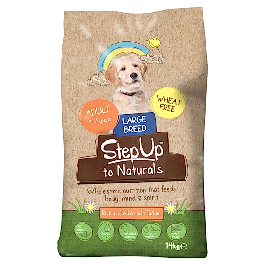 Step Up Naturals Large Breed Adult Dry Dog Food Chicken with Turkey