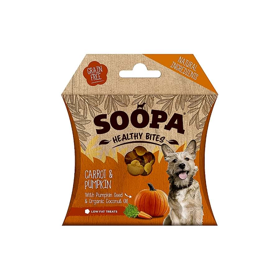 Soopa Healthy Bites Dog Treat Carrot & Pumpkin