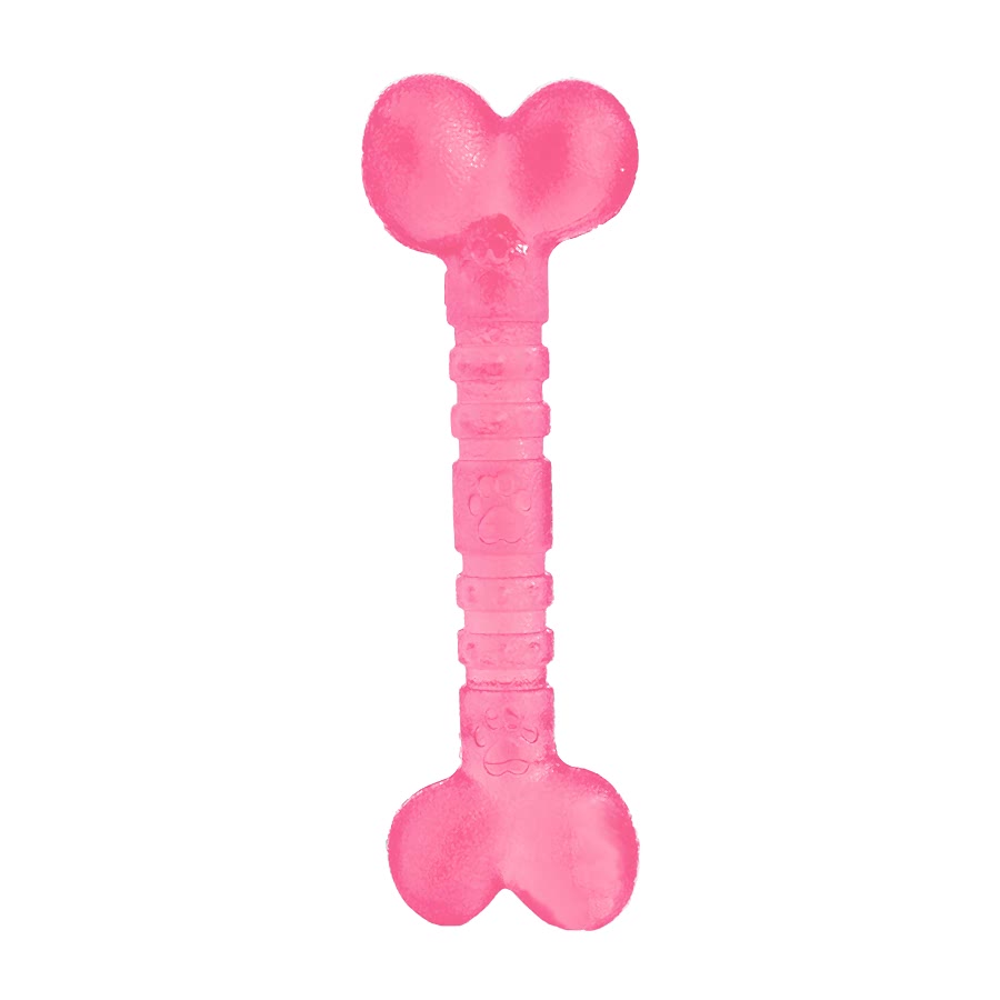 Rosewood BioSafe Puppy Bone Toy Pink