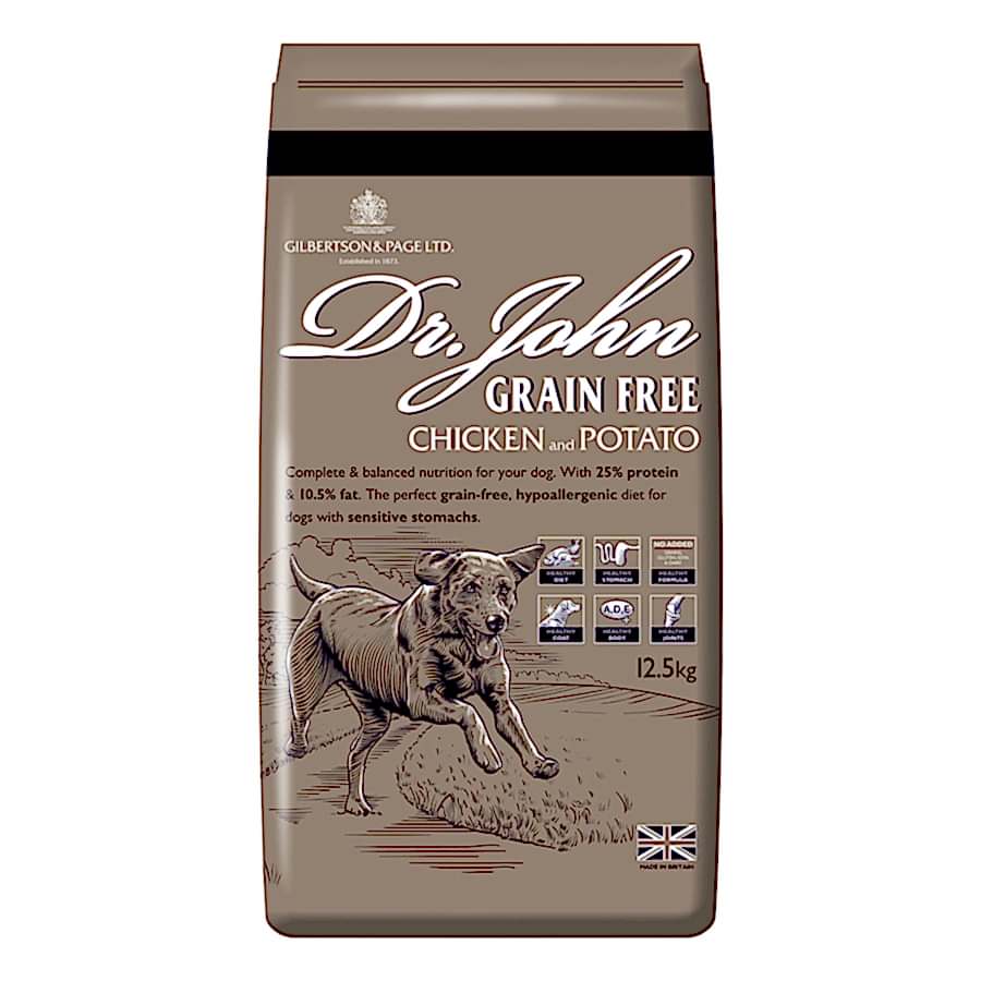 Dr John Grain Free Working Adult Dry Dog Food with Chicken