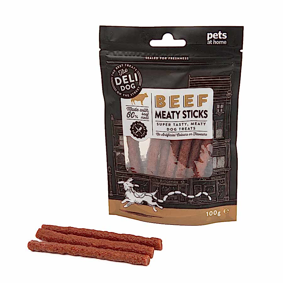 The Deli Dog Beef Meaty Stick Dog Treats