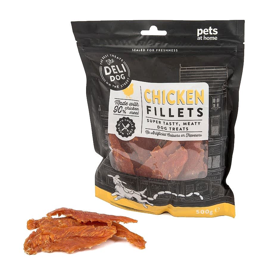 The Deli Dog Chicken Fillets Dog Treats