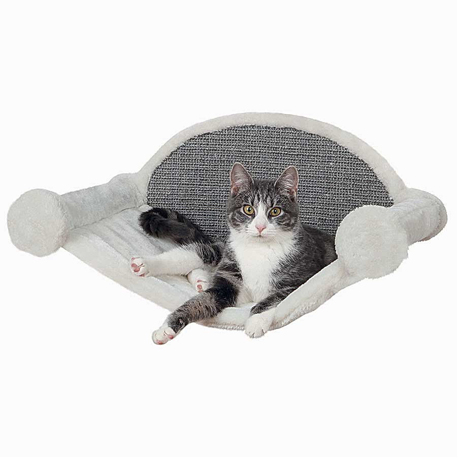 Trixie Wall Mounted Cat Hammock White/Grey