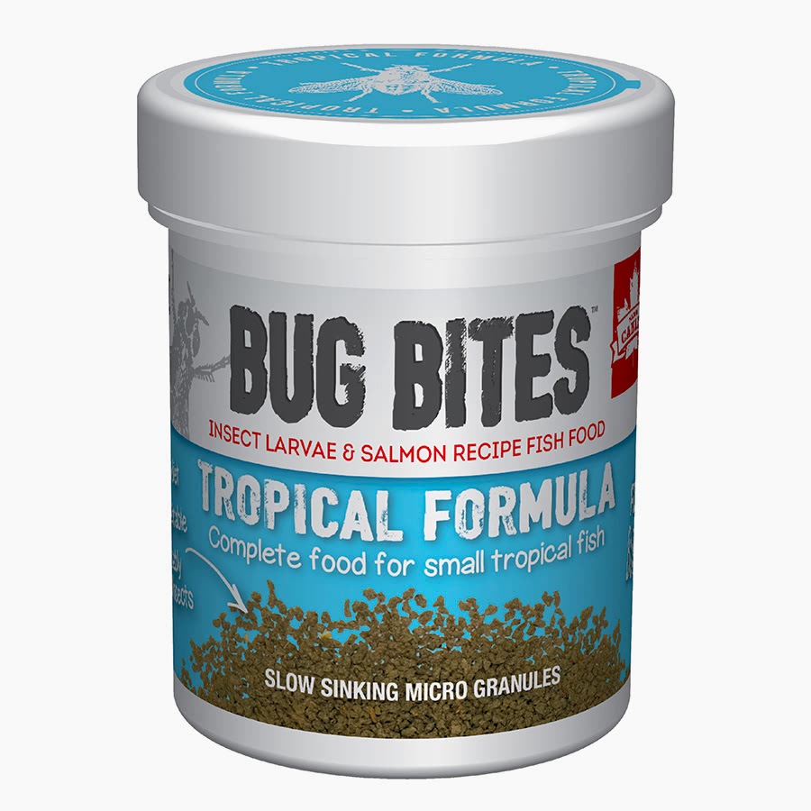 Fluval Bug Bites Tropical Fish Food Granules 2mm