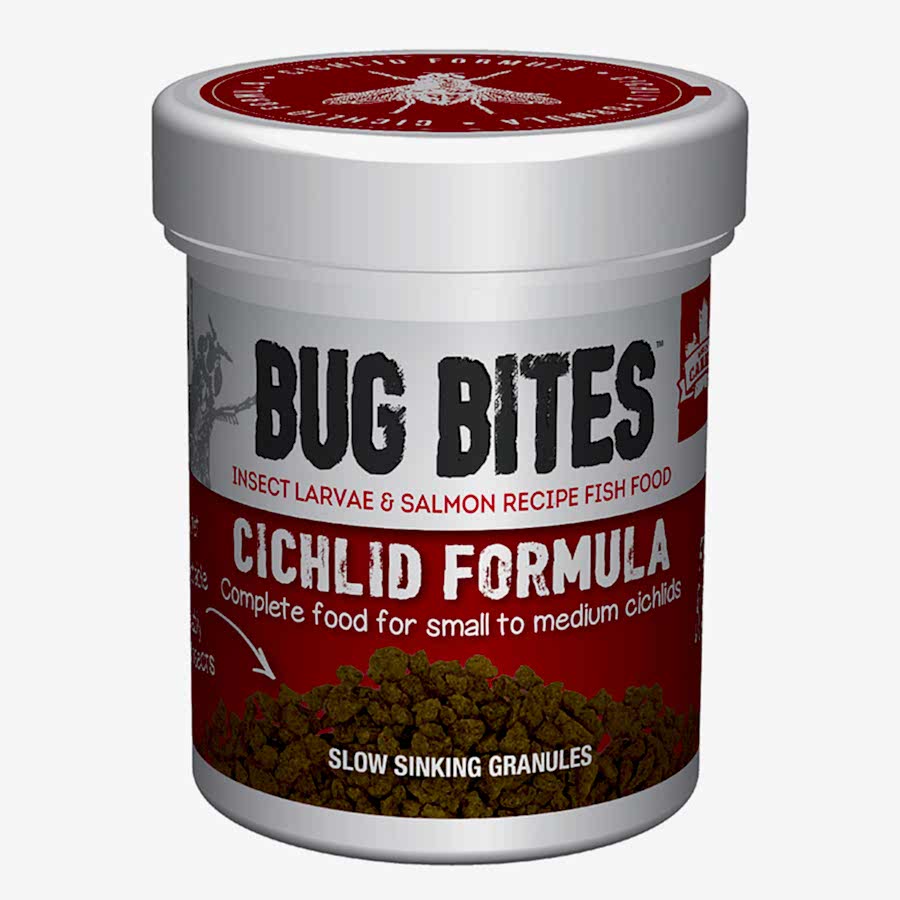 Fluval Bug Bites Cichlid Fish Food Granules 4-2mm