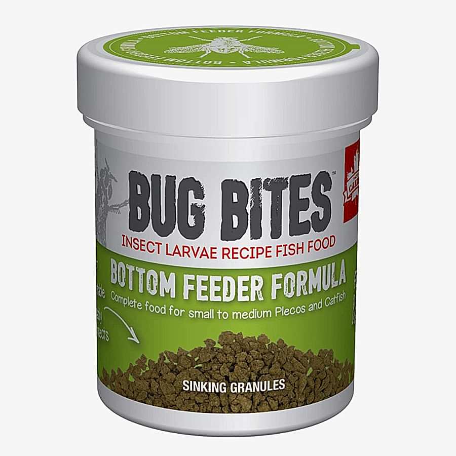 Fluval Bug Bites Bottom Feeder Fish Food Granules 4-2mm