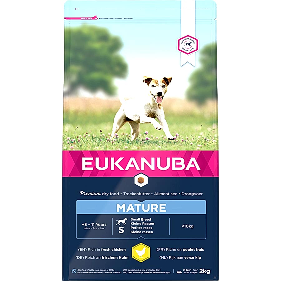 Eukanuba Small Breed Mature Dry Dog Food Chicken