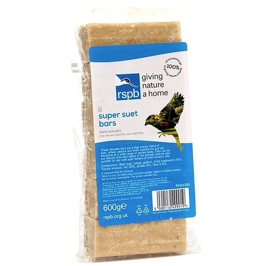 RSPB Super Suet Bars Wild Bird Food