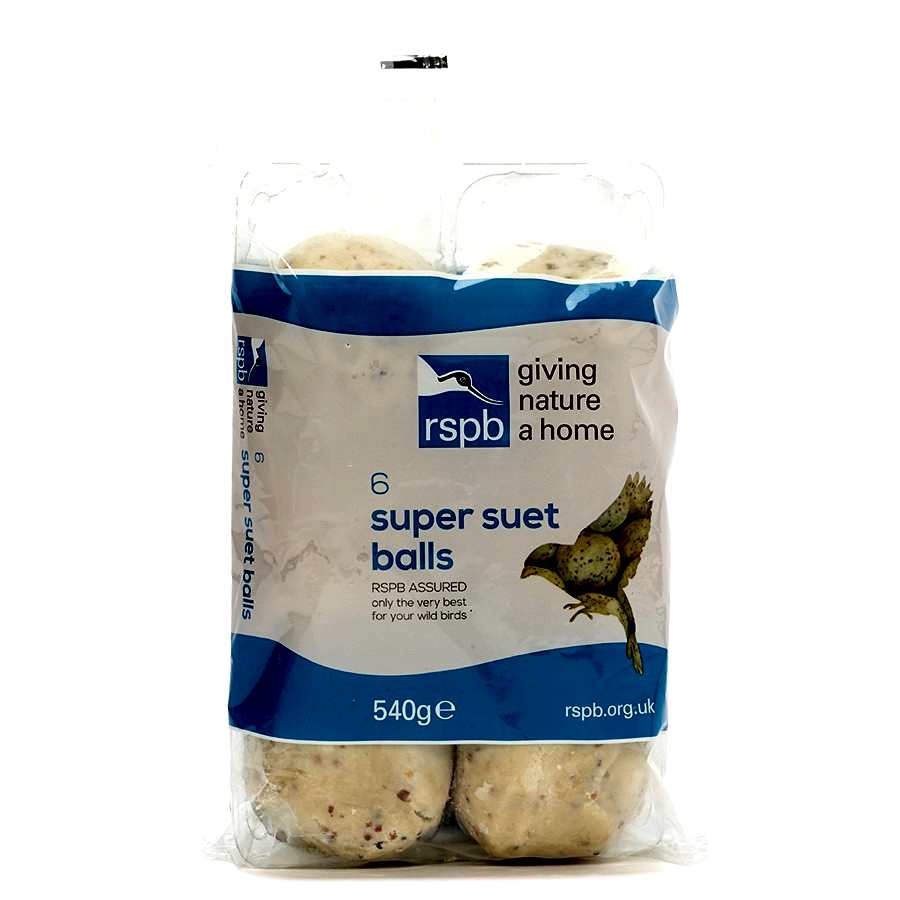 RSPB Super Suet Balls Wild Bird Food 6 Pack