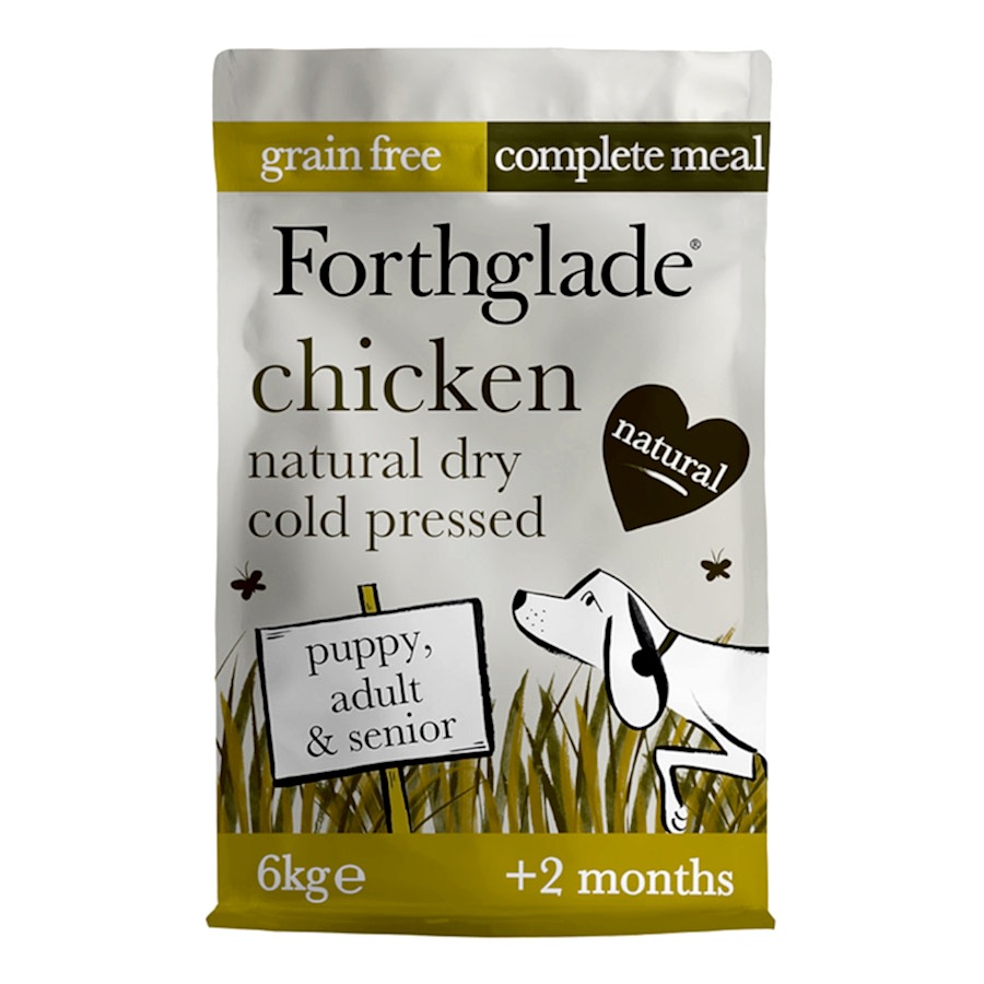 Forthglade Natural Cold Pressed Grain Free Complete Dry Dog Food Chicken