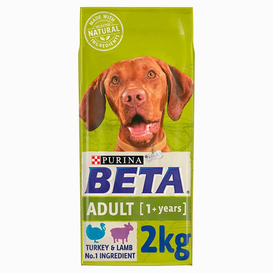 Beta Dry Adult Dog Food Turkey & Lamb 2kg