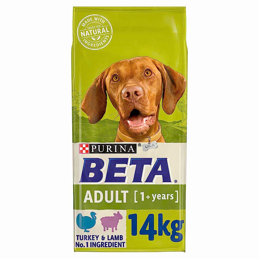 Beta Dry Adult Dog Food Turkey & Lamb 14kg