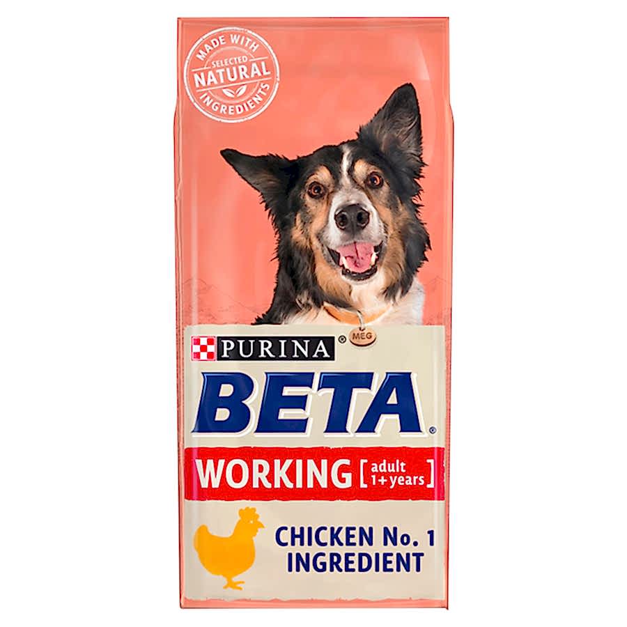 Beta Working Dog Dry Adult Dog Food Chicken 14kg