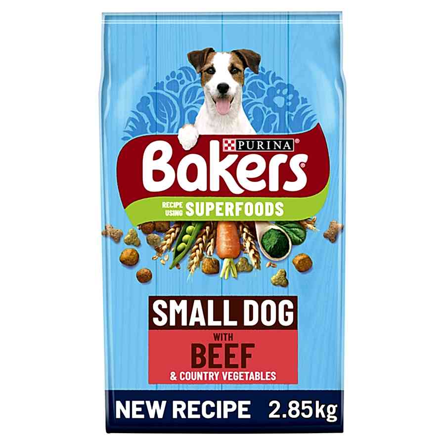 Bakers Small Breed Adult Dry Dog Food Beef & Veg