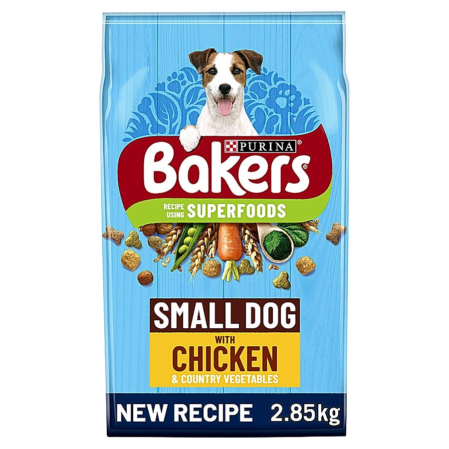 Bakers Small Breed Adult Dry Dog Food Chicken & Veg