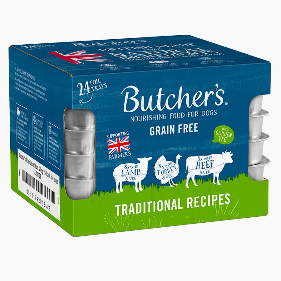 Butcher's Grain Free Traditional Recipes Adult Wet Dog Food