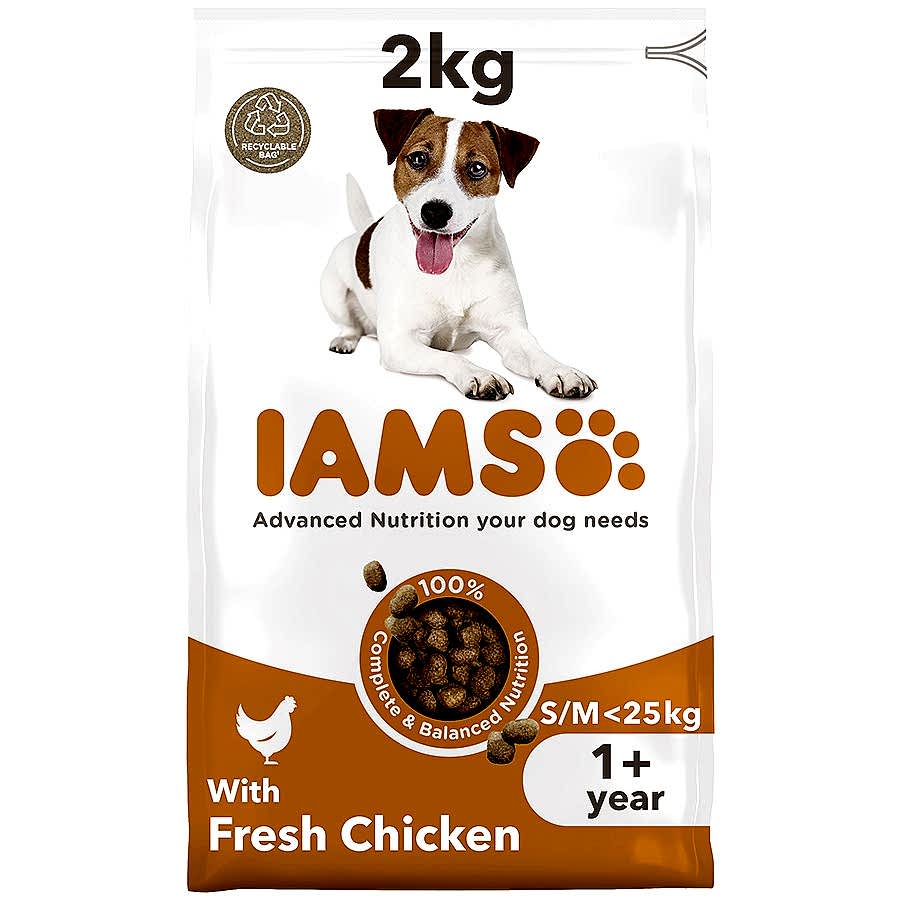 Iams Small & Medium Breed Adult Dry Dog Food Chicken