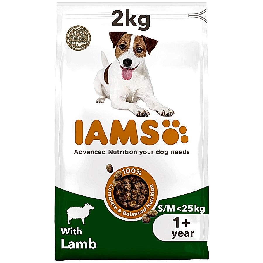 Iams Small & Medium Breed Adult Dry Dog Food Lamb