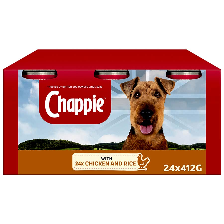 Chappie Adult Wet Dog Food Chicken & Rice In Loaf