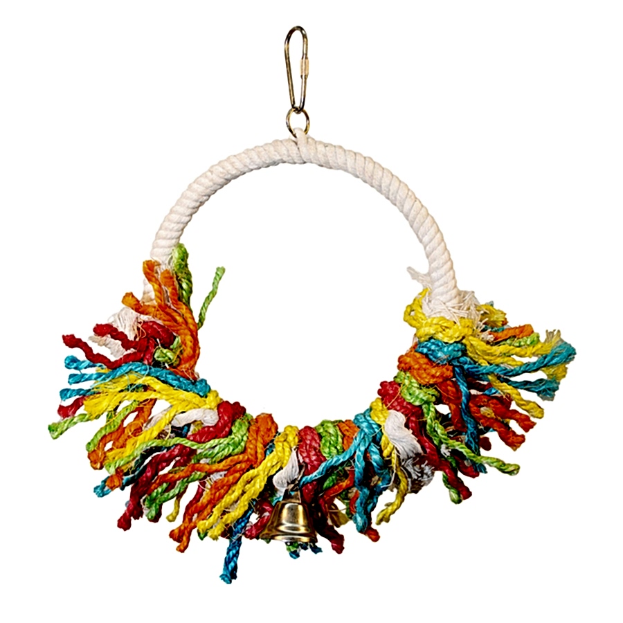 Happy Beaks Rope Preening Bird Toy Large