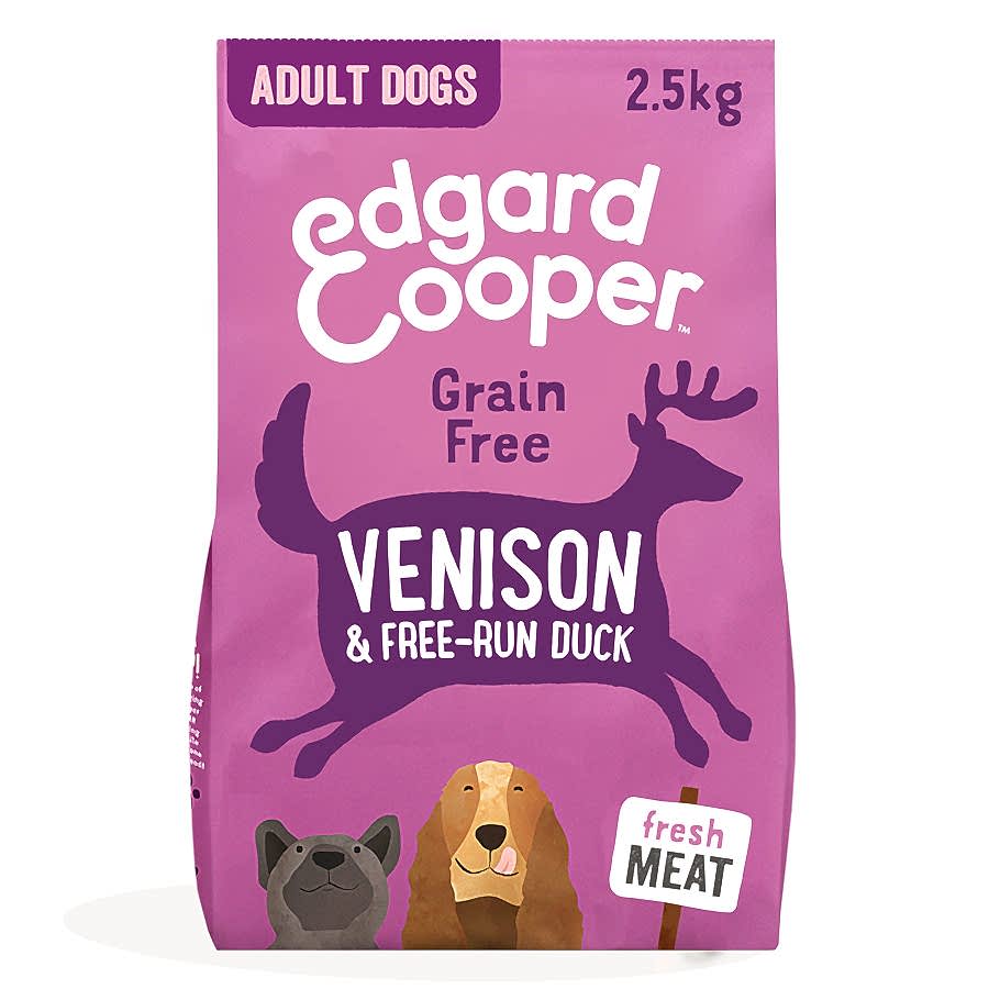 Edgard & Cooper Grain Free Adult Dry Dog Food Venison & Duck