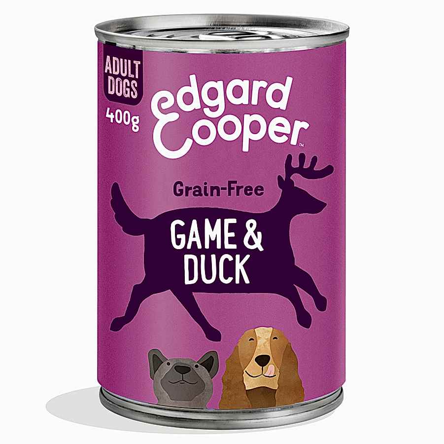 Edgard & Cooper Grain Free Adult Wet Dog Food Game & Duck