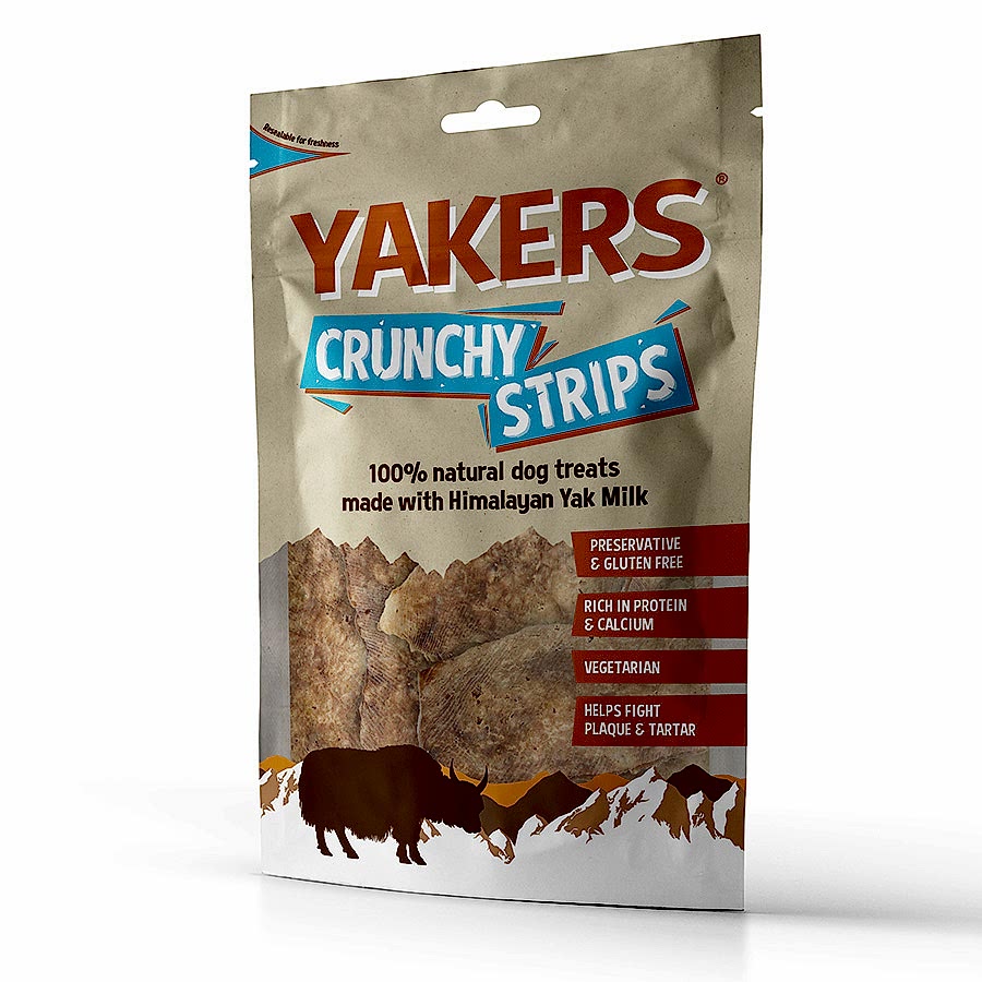 Yakers Himalayan Crunchy Strips Dog Treats