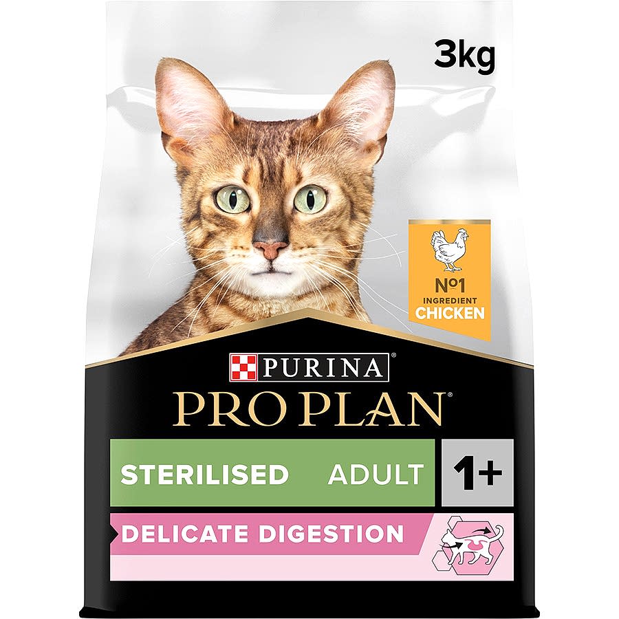 Pro Plan Sterilised Delicate Digestion Adult Dry Cat Food Chicken